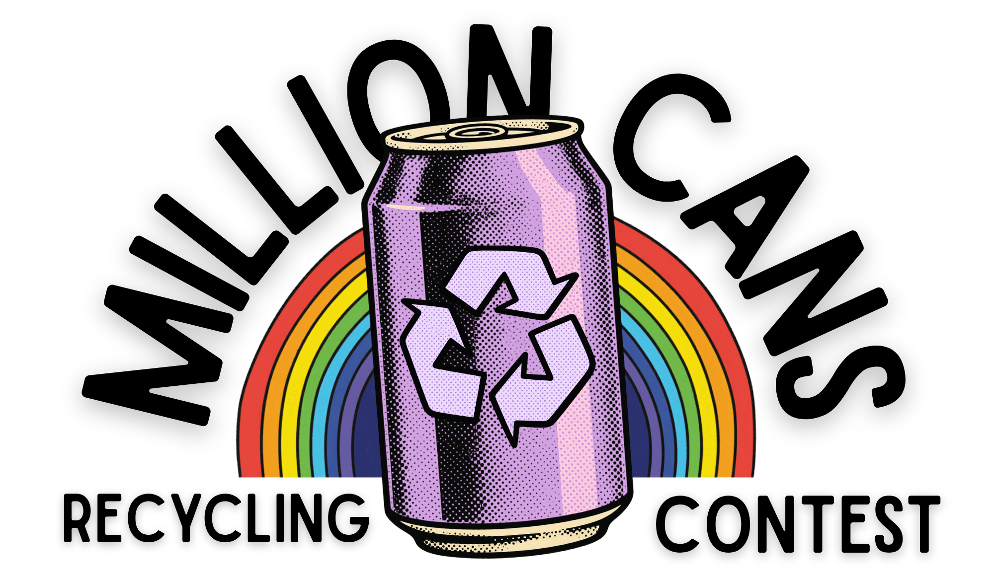 Recycling Society presents the Million Cans Recycling Contest (logo)